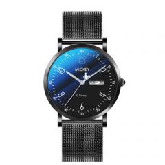 迪士尼（Disney）手表男学生防水夜光青少年石英表男款中学生韩版简约时尚休闲双日历手表