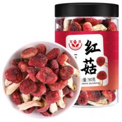 富昌 红菇90g 福建特产 高端山珍南北干货 食用菌菇炖汤煲汤配料